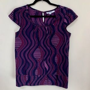 Calvin Klein Cap Sleeve Cotton Top